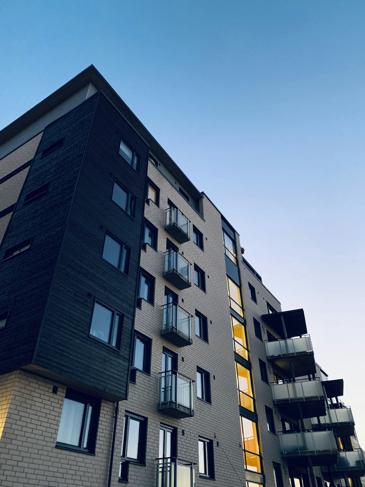 City apartment building